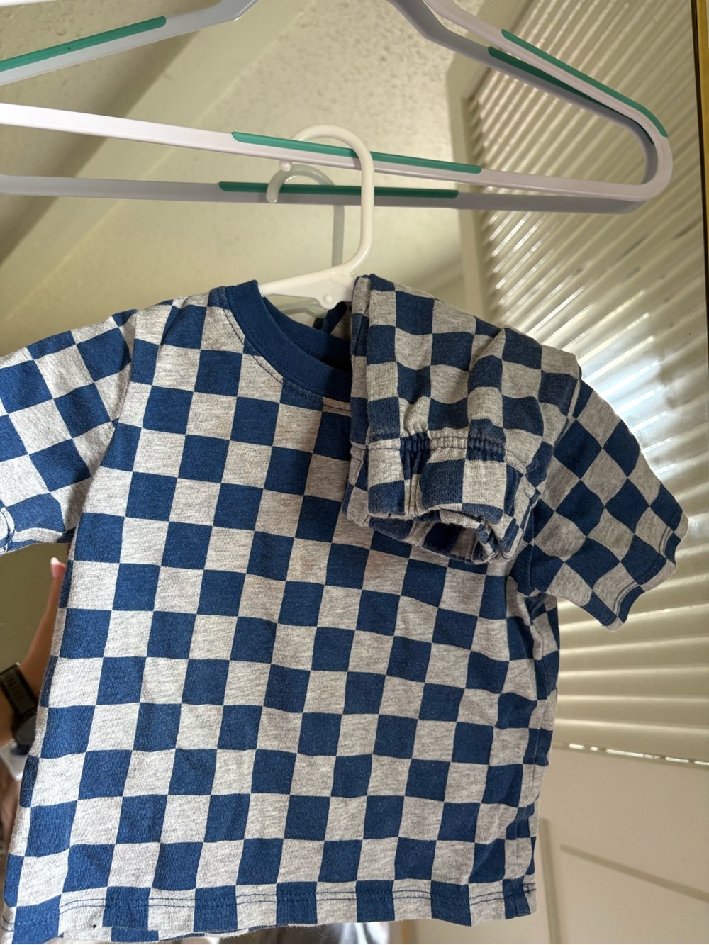 Checkered short set
